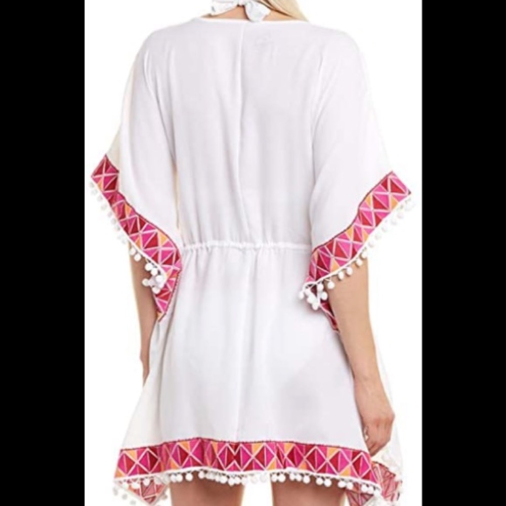 MOTT50 Adele Lurex Embroidered Kaftan Coverup NEW - Picture 4 of 16